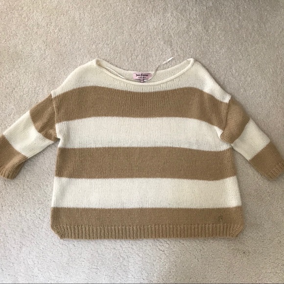 Juicy Couture Sweaters - ☀️SALE☀️Striped oversized off the shoulder sweater